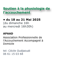  Régénération foie-vésicule biliaire

les 29 et 30 Mars 2025
(du samedi 12h au dimanche 16h30)

Josseline GEORGES 
04 75 71 04 78
06 85 73 60 24
envoyer un mail
